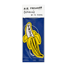 Load image into Gallery viewer, DAVID SHRIGLEY 'Truth Banana' (2019) Collectible Air Freshener - Signari Gallery