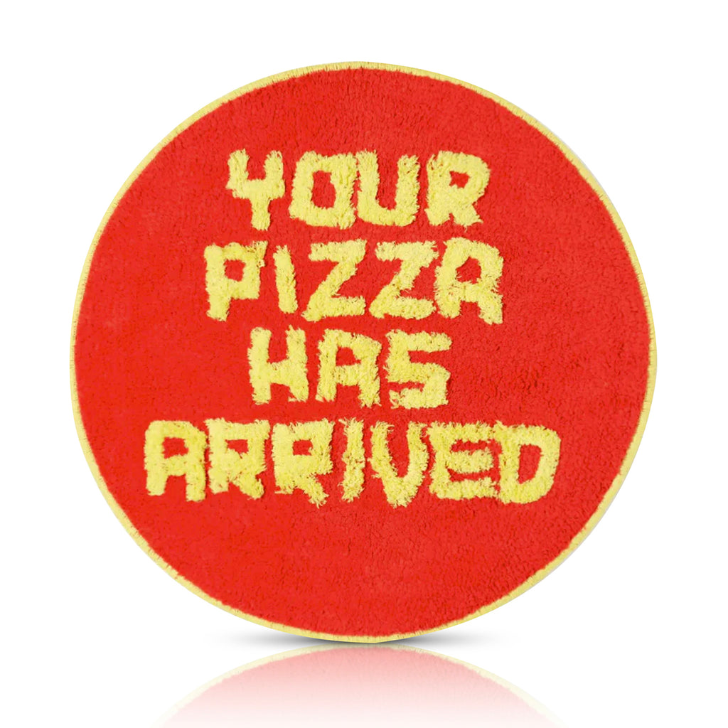 DAVID SHRIGLEY 'Your Pizza Has Arrived' (2020) Floor Rug/Mat - Signari Gallery