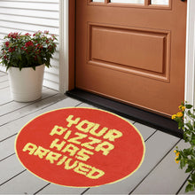 Load image into Gallery viewer, DAVID SHRIGLEY 'Your Pizza Has Arrived' (2020) Floor Rug/Mat - Signari Gallery