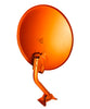 DENIAL 'Satellite Dish' (2019) Full-Size Hand-Painted Dish (orange) - Signari Gallery