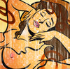 DILLON BOY 'LV Woman' (2023) Custom Framed Hand-Painted Original on Canvas - Signari Gallery