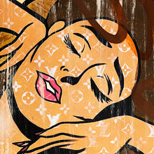Load image into Gallery viewer, DILLON BOY 'LV Woman' (2023) Custom Framed Hand-Painted Original on Canvas - Signari Gallery