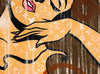 DILLON BOY 'LV Woman' (2023) Custom Framed Hand-Painted Original on Canvas - Signari Gallery