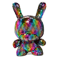 Load image into Gallery viewer, DUNNY x KidRobot 'Flippin' Rainbows' (2023) Designer Plush Sequined Figure - Signari Gallery