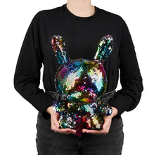 Load image into Gallery viewer, DUNNY x KidRobot 'Flippin' Rainbows' (2023) Designer Plush Sequined Figure - Signari Gallery