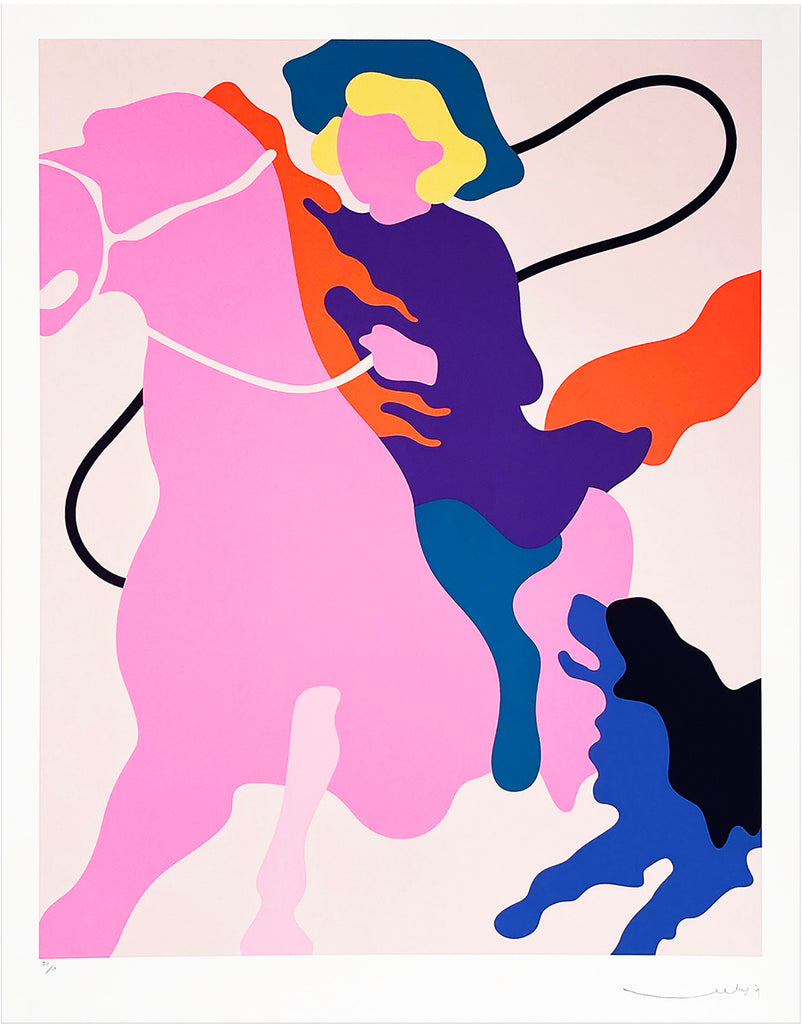 EELUS 'The Pursuit' 8-Color Screen Print - Signari Gallery