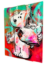 Load image into Gallery viewer, ÉLISÉE SKAYZOO 'Snoopy Mask' (2024) Original on Wood Panels - Signari Gallery