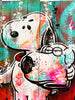 ÉLISÉE SKAYZOO 'Snoopy Mask' (2024) Original on Wood Panels - Signari Gallery