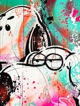 Load image into Gallery viewer, ÉLISÉE SKAYZOO 'Snoopy Mask' (2024) Original on Wood Panels - Signari Gallery
