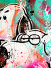 ÉLISÉE SKAYZOO 'Snoopy Mask' (2024) Original on Wood Panels - Signari Gallery