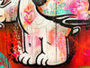 ÉLISÉE SKAYZOO 'Snoopy Mask' (2024) Original on Wood Panels - Signari Gallery