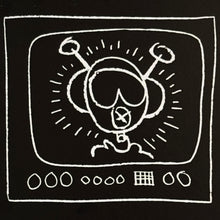 Load image into Gallery viewer, ERIC ORR x KEITH HARING 'Untitled TVs' (2023) Original Framed Show Card - Signari Gallery