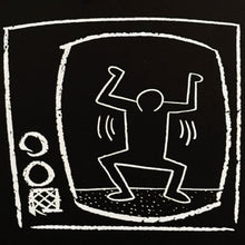 Load image into Gallery viewer, ERIC ORR x KEITH HARING 'Untitled TVs' (2023) Original Framed Show Card - Signari Gallery