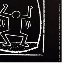 Load image into Gallery viewer, ERIC ORR x KEITH HARING 'Untitled TVs' (2023) Original Framed Show Card - Signari Gallery