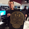 ERNESTO YERENA x FREDDIE ROACH 'Wild Card Boxing Club Calavera' (2015) Rare Screen Print - Signari Gallery