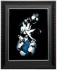 EYESAW 'Golem in Gas Mask' (2009) RARE Custom Framed 1/1 HPM on Paper - Signari Gallery