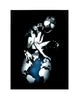 EYESAW 'Golem in Gas Mask' (2009) RARE Custom Framed 1/1 HPM on Paper - Signari Gallery