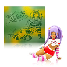 Load image into Gallery viewer, FAFI x 3D Retro 'Violette' (2024) Designer Vinyl Art Figure - Signari Gallery