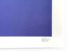 Load image into Gallery viewer, FAKE 'Code Black' (2021) 7-color Screen Print (blue) - Signari Gallery