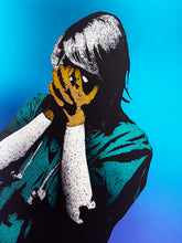 Load image into Gallery viewer, FAKE 'Code Black' (2021) 7-color Screen Print (blue) - Signari Gallery