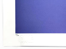 Load image into Gallery viewer, FAKE 'Code Black' (2021) 7-color Screen Print (blue) - Signari Gallery
