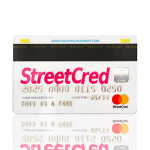 Load image into Gallery viewer, FAKE 'Street Cred' (2025) Hand-Signed Embossed "Credit" Card