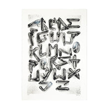 Load image into Gallery viewer, FANAKAPAN 'Chrome 7's A-Z' (2020) Hand-Finished Screen Print (#18/30) - Signari Gallery
