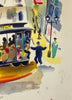 GEORGE POST 'Powell and Taylor' (1951) Rare Serigraph on Repurposed Art Board - Signari Gallery