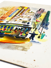 Load image into Gallery viewer, GEORGE POST 'Powell and Taylor' (1951) Rare Serigraph on Repurposed Art Board - Signari Gallery