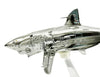 HAJIME SORAYAMA 'Shark' Plated Resin Sculpture + Stand - Signari Gallery