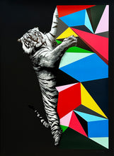 Load image into Gallery viewer, HAMA WOODS 'Climb to Safety' (black) 24-Color Screen Print - Signari Gallery