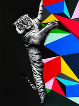 Load image into Gallery viewer, HAMA WOODS 'Climb to Safety' (black) 24-Color Screen Print - Signari Gallery
