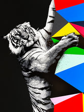 Load image into Gallery viewer, HAMA WOODS 'Climb to Safety' (black) 24-Color Screen Print - Signari Gallery