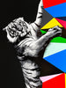 HAMA WOODS 'Climb to Safety' (black) 24-Color Screen Print - Signari Gallery
