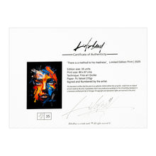 Load image into Gallery viewer, HELIOBRAY 'There is a Method to his Madness' (2025) Giclée Print - Signari Gallery