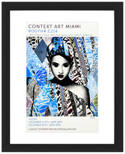 Load image into Gallery viewer, HUSH 'Faces I' (2019) Original (framed) Show Card - Signari Gallery