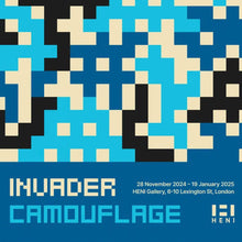 Load image into Gallery viewer, INVADER 'Camo Poster 1' (2024) Offset Lithograph Exhibit Poster - Signari Gallery
