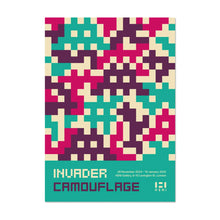 Load image into Gallery viewer, INVADER 'Camo Poster 3' (2024) Offset Lithograph Exhibit Poster - Signari Gallery