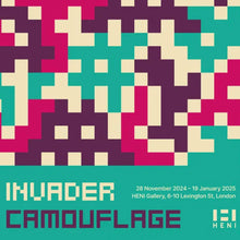 Load image into Gallery viewer, INVADER 'Camo Poster 3' (2024) Offset Lithograph Exhibit Poster - Signari Gallery