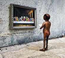 Load image into Gallery viewer, ISAAC CORDAL 'Last Supper' Framed Giclée + Screen Print - Signari Gallery