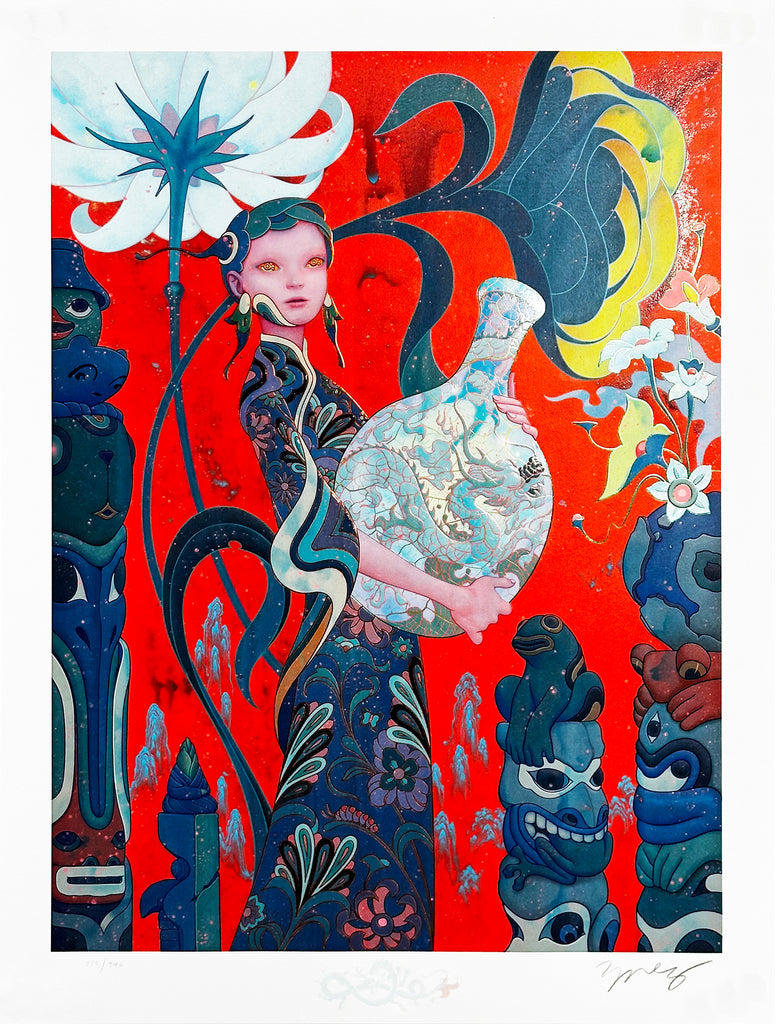 JAMES JEAN 'Dragon II' Enhanced Giclée Print - Signari Gallery
