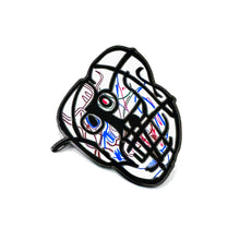 Load image into Gallery viewer, JEAN-MICHEL BASQUIAT 'Skull' (2023) Enamel Lapel Pin - Signari Gallery