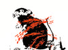 JEFF GILLETTE 'Art in Action: Banksy Rat' (2022) Archival Pigment Print (AP) - Signari Gallery