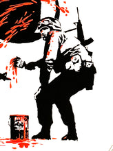 Load image into Gallery viewer, JEFF GILLETTE 'Art in Action: Banksy Rat' (2022) Archival Pigment Print (AP) - Signari Gallery