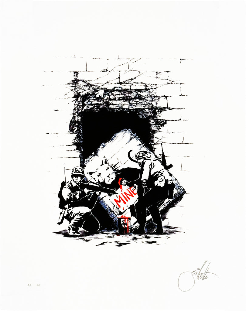 JEFF GILLETTE 'Art in Action: Stealing Banksy' (2022) Archival Pigment Print (AP) - Signari Gallery