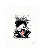 Load image into Gallery viewer, JEFF GILLETTE 'Art in Action: Stealing Banksy' (2022) Archival Pigment Print (AP) - Signari Gallery