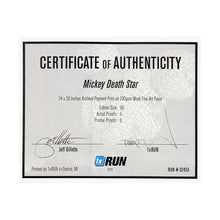 Load image into Gallery viewer, JEFF GILLETTE 'Mickey Death Star' (2019) Archival Pigment Print - Signari Gallery