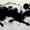 JEFF GILLETTE 'Minksy Walking' (2025) Hand-Drawn Framed Original on Cardboard - Signari Gallery