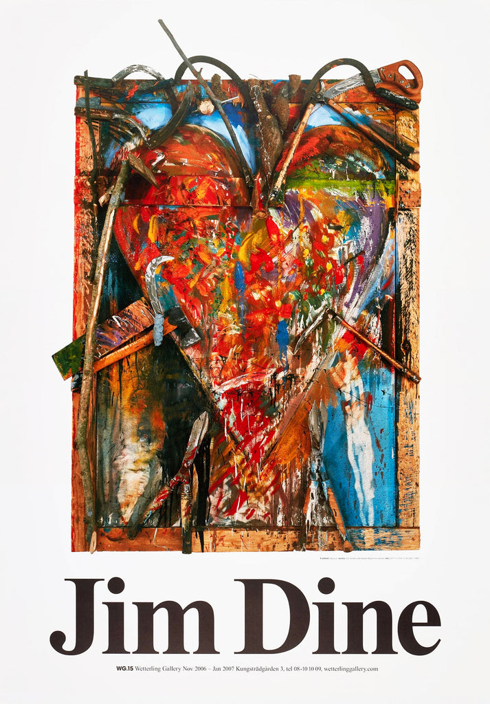 JIM DINE 'Untitled (August)' (2006-2007) Original Exhibit Lithograph Poster - Signari Gallery