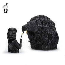 Load image into Gallery viewer, JOHN DOE x Silent Stage 'Defiance' (2024) Designer Resin Art Figure (black) - Signari Gallery